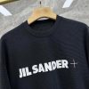 【日本未発売】ジルサンダー+ ロゴTシャツ コピー 半袖 ブラック バックロゴ入り Jiq37993 - 画像 (4)