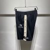 超希少！バレンシアガ 偽物 ブラウン ロゴ コットン スウェット ハーフパンツ bas84419 - 画像 (6)