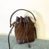 入手困難フェンディ MON TRESOR デニムキャンバス FFロゴ 偽物★ fej54705 - 画像 (2)