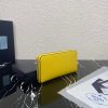 稀少プラダ サフィアーノエンボスレザー ジップアラウンド長財布 コピー イエロー puw35402 - 画像 (3)