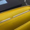 稀少プラダ サフィアーノエンボスレザー ジップアラウンド長財布 コピー イエロー puw35402 - 画像 (9)