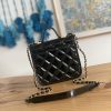 セール新作 シャネル スモール トップハンドルフラップバッグ コピー shp41617 - 画像 (5)