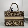 ディオール ヒョウ柄 バッグ ブックトート 偽物 ラージ レオパード刺繍 M1286ZRHM - 画像 (3)