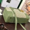 累積売上総額第１位！ロエベ アマソナ 28 ジャカード&カーフ ハンドバッグ 偽物 lom99170 - 画像 (3)