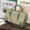 累積売上総額第１位！ロエベ アマソナ 28 ジャカード&カーフ ハンドバッグ 偽物 lom99170 - 画像 (2)
