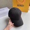 注目★フェンディ偽物  FFモチーフ キャンバス ロゴ ベースボールキャップ fer93871 - 画像 (2)