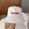 ギフトに最適♪セリーヌ ロゴ入り コットンバケットハット Ceb12368 - 画像 (5)