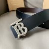 バーバリー モノグラムバックル レザーベルト 偽物 Bau56833 - 画像 (2)