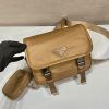 ハイブランド コラボ 2022プラダ Re-Nylon x サフィアーノレザー ショルダーバッグ コピー pud08087 - 画像 (2)
