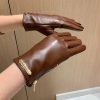 【使い勝手抜群】グッチ カシミアライニング レザーシンプルグローブ コピー guj72947 - 画像 (2)