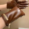 【使い勝手抜群】グッチ カシミアライニング レザーシンプルグローブ コピー guj72947 - 画像 (3)