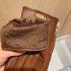 【使い勝手抜群】グッチ カシミアライニング レザーシンプルグローブ コピー guj72947 - 画像 (6)