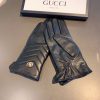 すぐ届く【グッチ 偽物】〔GGマーモント〕シェブロン レザー グローブ gum76316