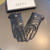 すぐ届く【グッチ 偽物】〔GGマーモント〕シェブロン レザー グローブ gum76316 - 画像 (5)
