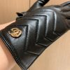 すぐ届く【グッチ コピー】〔GGマーモント〕シェブロン レザー グローブ guh76867 - 画像 (4)