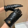 すぐ届く【グッチ コピー】〔GGマーモント〕シェブロン レザー グローブ guh76867 - 画像 (5)
