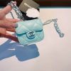 入手困難 シャネル Airpod ケース 偽物 ティファニーブルー✦イヤホンケース shg62733 - 画像 (2)