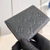 追跡付ルイヴィトン 折りたたみ財布 カード 名刺入れ 偽物 黒 M58456 - 画像 (3)