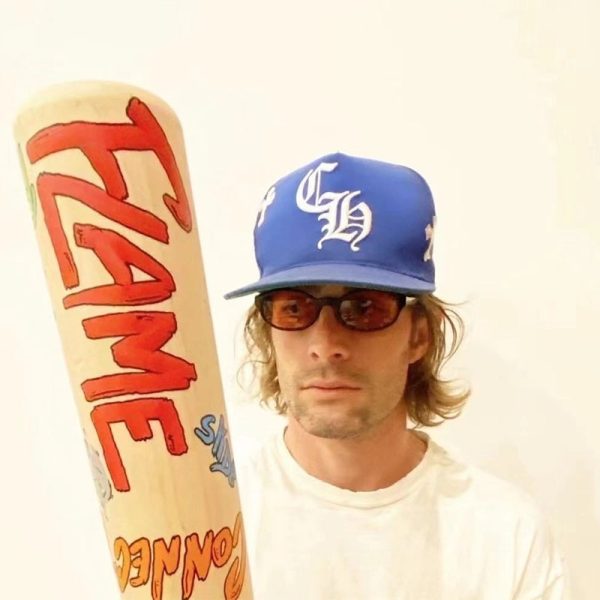 一目惚れ♪クロムハーツ 偽物 BLUE BASEBALL CAP WHITE CROSS PATCH キャップ Kus73197 - 画像 (8)