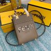 フェンディ サンシャインショッパー 偽物 エラフレザー ミニバッグ fei21852