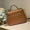 n級品 おすすめグッチ コピー ミニ トップハンドルバッグ GGマーモント 5835710OLFT2535 - 画像 (2)
