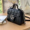 大人気!グッチ ミニ トップハンドルバッグ 偽物 GGマーモント gum35026 - 画像 (2)