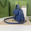 秋冬大セールグッチ ミニ トップハンドルバッグ 偽物 GGマーモント guv38221 - 画像 (2)