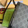送料込 グッチ gg 付き ミニ バッグ 偽物 ロゴ モノグラム ブラック gux68464 - 画像 (7)