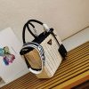 プラダ ウィッカーキャンバス かごバッグ 偽物 pun59952 - 画像 (2)