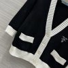 ★日本!!人気！プラダ 偽物 クロップド コットン カーディガン puq39962 - 画像 (3)