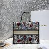 入手困難 ディオール ブックトート 偽物 Mille Fleurs刺繍 dem61930 - 画像 (6)