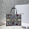 入手困難 ディオール ブックトート 偽物 Mille Fleurs刺繍 dem61930 - 画像 (7)