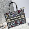 入手困難 ディオール ブックトート 偽物 Mille Fleurs刺繍 dem61930 - 画像 (8)