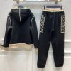 プレゼント最適ルイヴィトン 偽物 グラフィックトリムジップアップ フーディ 上下 セット 1AAKKO - 画像 (5)