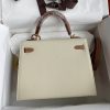 ★日本!!人気！エルメス 偽物 ケリー 25cm 外縫い エプソン ゴールド金具 erk42383 - 画像 (2)