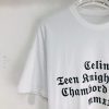 【セリーヌ】ルーズTシャツ コピーシャンボール コットンジャージー Cec86505 - 画像 (2)