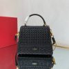 入手困難 ヴァレンティノ Vスリング ラフィア ハンドバッグ コピー Vuj96477 - 画像 (3)