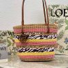 ロエベ バスケット トート偽物（エレファントグラス＆カーフ） loy24331 - 画像 (2)