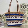 高品質 ロエベ バスケット トート コピー（エレファントグラス＆カーフ） lod99101 - 画像 (3)