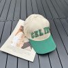 《大人気》セリーヌ ロゴアップリケ ベースボールキャップ Cem32293 - 画像 (4)