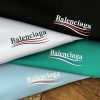 バレンシアガ キャンペーン ロゴ コットンTシャツ bam55441 - 画像 (8)