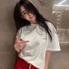 高品質 セリーヌ コットン ジャージー Tシャツ 偽物 ロゴ Cef03426 - 画像 (4)