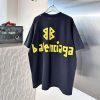 バレンシアガ Tape Type Tシャツ ヴィンテージジャージー 偽物 ミディアムフィット - 画像 (2)