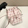 最安値挑戦プラダ ヴィシーチェック デュエット バケットバッグ 偽物 1BH038 - 画像 (2)