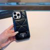 追跡付き発送【プラダ】レザー スマホケース 偽物♪iPhone14Pro/14proMaxケース 1ZH165_2CLT_F0002 - 画像 (4)