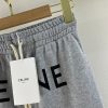 23SS セリーヌ プリント ルーズ ジョガーパンツ コピー コットンフリース Cej38446 - 画像 (2)