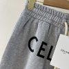 23SS セリーヌ プリント ルーズ ジョガーパンツ コピー コットンフリース Cej38446 - 画像 (3)