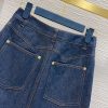 【ルイヴィトン 偽物】インディゴブルー デニムモノグラム スカート 1ABBPV - 画像 (11)