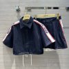 チェウォン着用♡*ミュウミュウ*デニム ブルゾンジャケット&ミニスカート 偽物 myo89376 - 画像 (3)