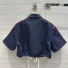 チェウォン着用♡*ミュウミュウ*デニム ブルゾンジャケット&ミニスカート 偽物 myo89376 - 画像 (9)